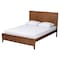 Baxton Studio Carver Classic Transitional Ash Walnut Finished Wood King Size Platform Bed 236-12772-ZORO - alternate 1